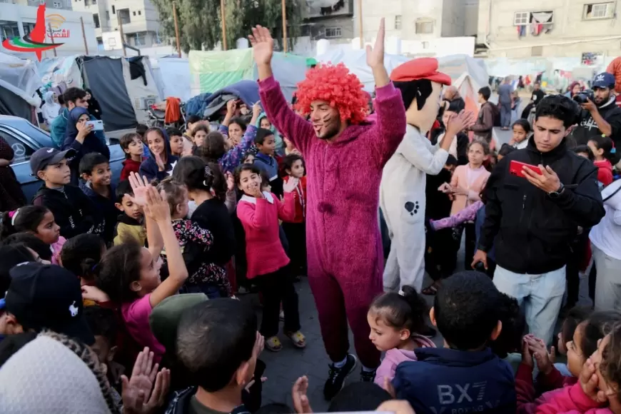 نشاط ترفيهي للأطفال في غزة