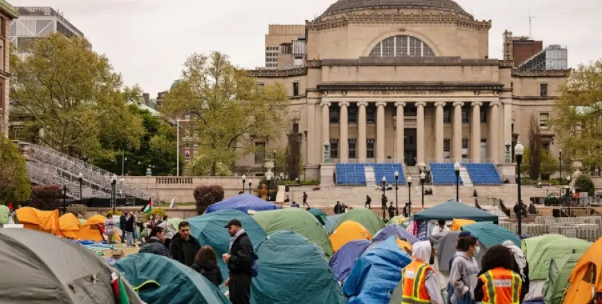 جامعة كولومبيا تهدد بفصل طلاب مؤيدين للفلسطينيين بعد فشل المحادثات