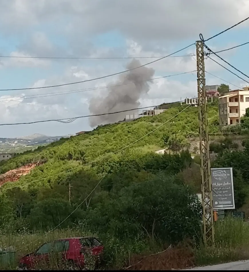 غارة استهدفت منزلاً في حي أبو لبن في ‎عيتا الشعب