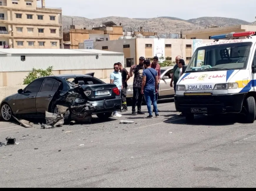 ‏ثلاثة جرحى جراء حادث سير على الأوتوستراد العربي في عنجر