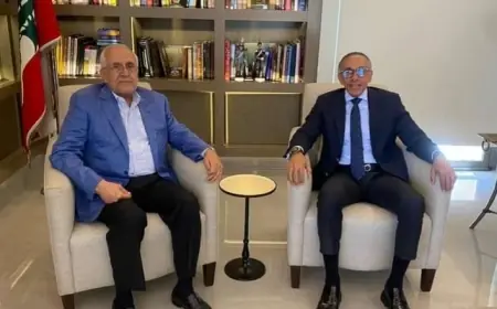 ميشال سليمان استقبل سفير مصر في لبنان.. ماذا على طاولة البحث؟