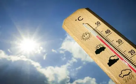 درجات الحرارة إلى ارتفاع...