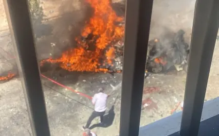 المعلومات الاولية افادت عن سقوط اصابتين بين شهـيد وجريح جراء الغارة التي نفذتها طائرة مسيرة اسرائيلية في منطقة الحوش قضاء صور (جنوب لبنان)