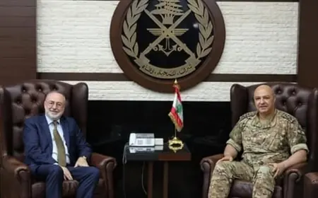 قائد الجيش بحث مع السفير النروجي الأوضاع العامة في لبنان