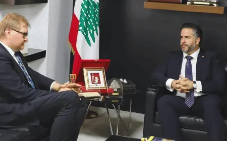 سلام بحث ونائب وزير الاقتصاد الأوكراني في اتفاق شراكة اقتصادية شاملة