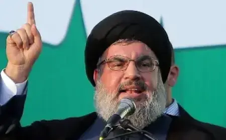 بدء كلمة الأمين العام لحزب الله السيد حسن نصرالله في الليلة الأولى من المجلس العاشورائي