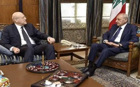 الرئيس بري التقى ميقاتي وتابع معه الأوضاع العامة والمستجدات