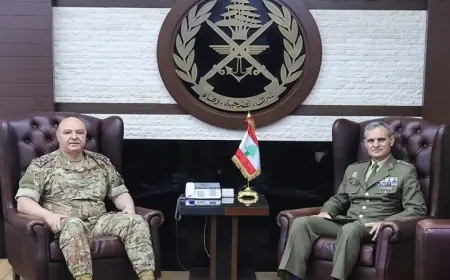 قائد الجيش تابع الأوضاع في الجنوب مع لازارو والتقى مدير عام المنظمات الدولية والشؤون النووية في وزارة خارجية كوريا الجنوبية