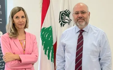 الأبيض تفقّد مستشفى البترون بعد إنهيار جزء من سقفه