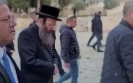 بن غفير يقتحم المسجد الأقصى!