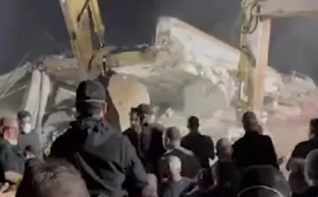 الدفاع المدني في حصيلة نهائية لغارة ‎مجدل سلم ‎الجميجمة : ٥ شهداء و ١٣ جريح