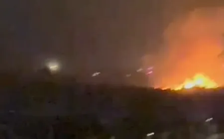 بالفيديو - غارة على عدلون في الجنوب وانفجارات متتالية