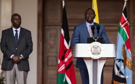 الرئيس الكيني وليام روتو يحذّر من أن التظاهرات قد تدمّر البلاد