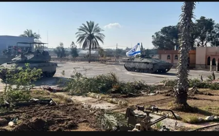 اشتباك بين القوات الإسرائيلية ومقاتلين فلسطينيين في رفح