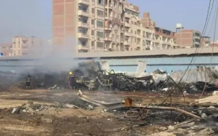 حريق مدمر في مصر.. خسائر بالملايين في محلات الملابس دون وقوع إصابات