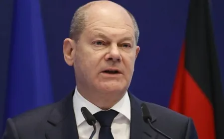 المستشار الألماني يعد هاريس "سياسية تتمتع بالخبرة والكفاءة