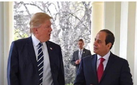 السيسي يتصل بترامب للاطمئنان على صحته