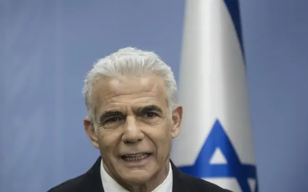 زعيم المعارضة الإسرائيلية لبيد:  ‏-نتنياهو تحدث ساعة كاملة دون أن يذكر جملة واحدة بشأن صفقة التبادل