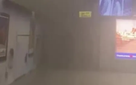 حريقٌ داخل المطار في نيويورك