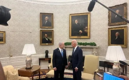 بدء لقاء بايدن ونتنياهو في البيت الأبيض
