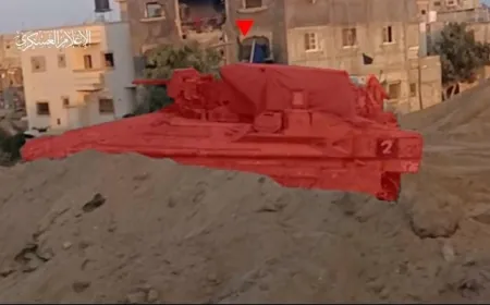 بالفيديو - تصدي كتائب القسام لآليات العدو المتوغلة في محور التقدم بمدينة خانيونس