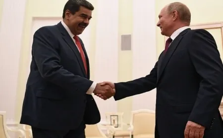 بوتين يهنئ مادورو بالفوز في الانتخابات الرئاسية