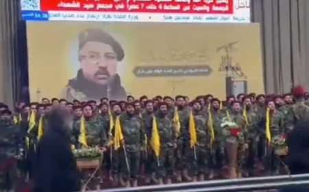 بالفيديو - الضاحية تزف الشهيد فؤاد شكر
