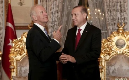 الرئاسة التركية:  -أردوغان وبايدن يبحثان العلاقات الثنائية وحرب غزة وتبادل السجناء في مكالمة هاتفية