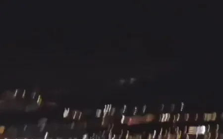 بالفيديو - مشاهد للصواريخ التي أطلقت  من جنوب لبنان