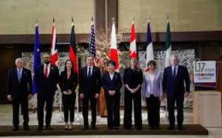 وزراء خارجية مجموعة السبع:  _قلقون إزاء التوتر المتزايد في الشرق الأوسط الذي يهدد بإشعال صراع أكبر في المنطقة