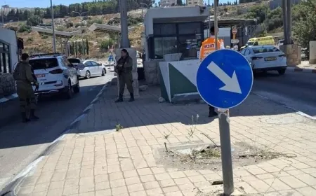 بالفيديو - لحظة إطلاق قوات الاحتلال الإسرائيلي النار على منفذ عملية الطعن عند حاجز النفق جنوب القدس