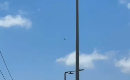 بالفيديو - طائرة مسيرة انتحارية تتجه نحو موقع عسكري  بالقرب من نهاريا شمال الكيان