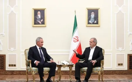 الأمين العام لمجلس الأمن الروسي سيرغي شويغو يبحث في مقتل هنية خلال زيارته طهران