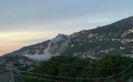 غارة إسرائيلية دمّرت مبنى البلدية في بلدة كفركلا جنوب لبنان