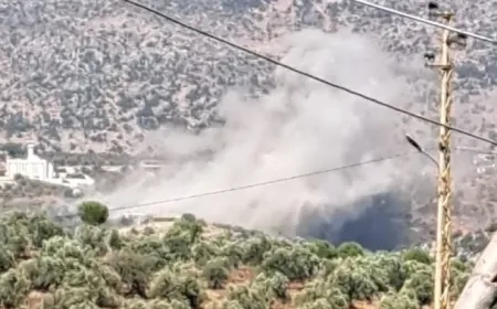 غارة إسرائيلية على حلتا- حاصبيا