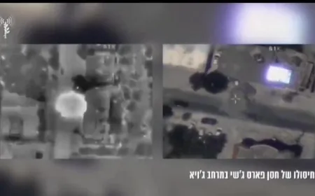 فيديو للغــارة التي استهدفت دراجة نارية في بلدة جويا