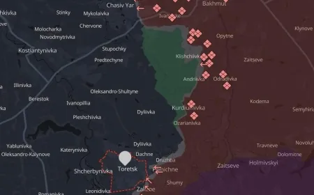 التقدم الروسي الأخير في أوكرانيا