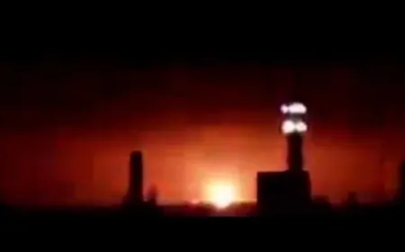 بالفيديو - لحظة ‎العدوان على محيط مطار ‎الشعيرات في ‎حمص