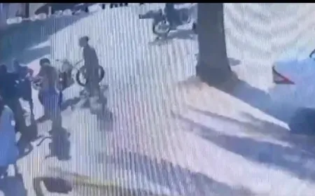 بالفيديو الإعتداء بالضرب على أحد مرافقي النائب أديب عبد المسيح في بلدة كفرحزير