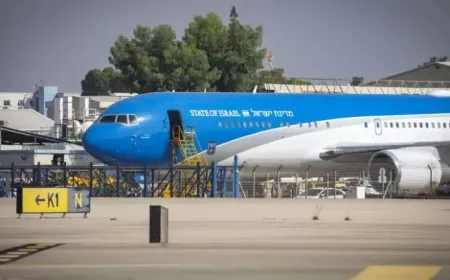 استنفار وحرب نفسية.. إسرائيل تخرج طائرة نتنياهو من قاعدة "نيفاتيم"