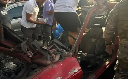 بالفيديو - اللحظات الأولى بعد غارة مرجعيون و المعلومات الأولية تشير إلى سقوط شهيدين