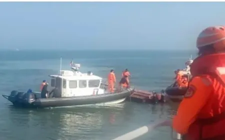 فقدان ثلاثة من طاقم مركب صيني بعد تصادم قبالة جزيرة تايوانية