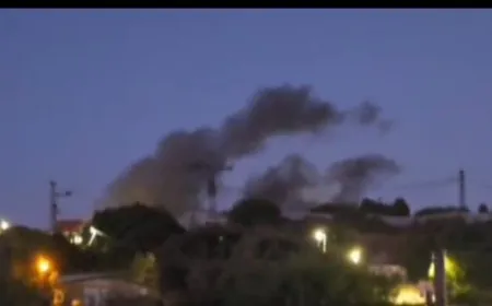 بالفيديو - انفجارات في شتولا بالجليل الغربي عقب دوي صفارات الإنذار.