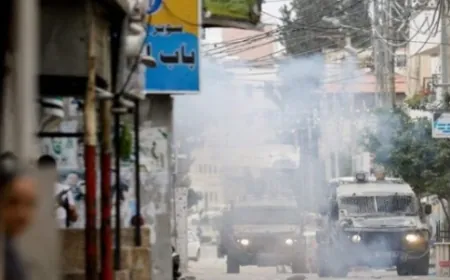 اقتحام إسرائيليّ واعتقال فلسطينيّين في نابلس