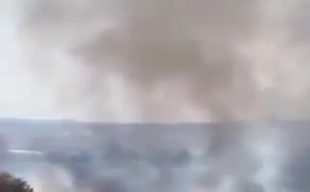 بالفيديو - أكثر من 24 فريق إطفاء يحاولون إخماد حرائق هائلة في الشمال إثر هجمات صاروخية من ‎حزب الله