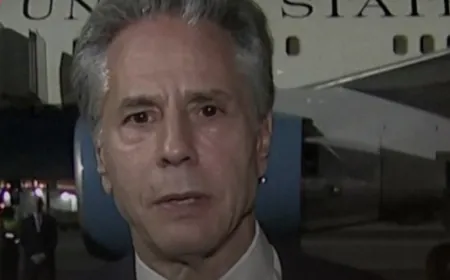 بلينكن‬⁩:   مصر‬⁩ و ⁧‫قطر‬⁩ على اتصال مع ⁧‫حماس‬⁩ لإبرام اتفاق وقف النار