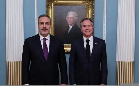 فيدان وبلينكن يبحثان تطورات مفاوضات غزة