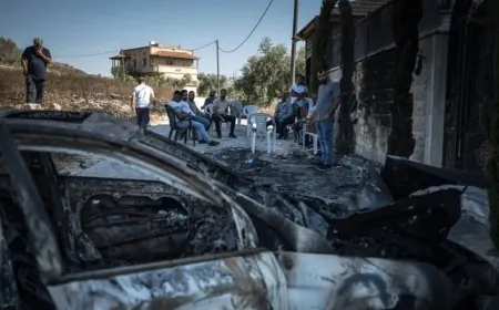 الشرطة الإسرائيلية... القبض على مستوطنين هاجموا قرية فلسطينية