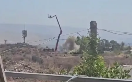 وسائل إعلام إسرائيلية: قصف عنيف من لبنان يستهدف نقطة عسكرية في الغجر