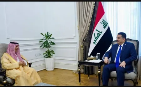 العلاقات الثنائية وحرب غزة بين السوداني وبن فرحان